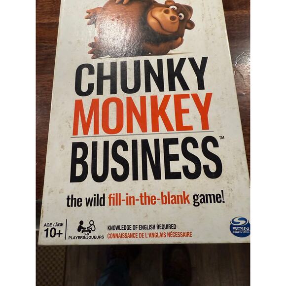 Spinmaster Chunky Monkey Business Card Game - Picture 4 of 8